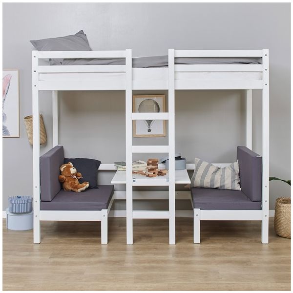 Lit superposé Eco Dream Jumbo 90 x 200 cm - Blanc