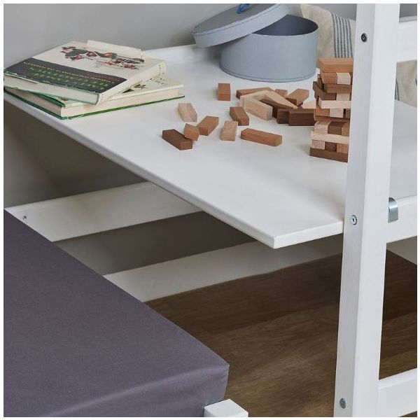 Matelas en 4 parties pour lit superposé Eco Dream Jumbo 90 x 200 cm - Gris