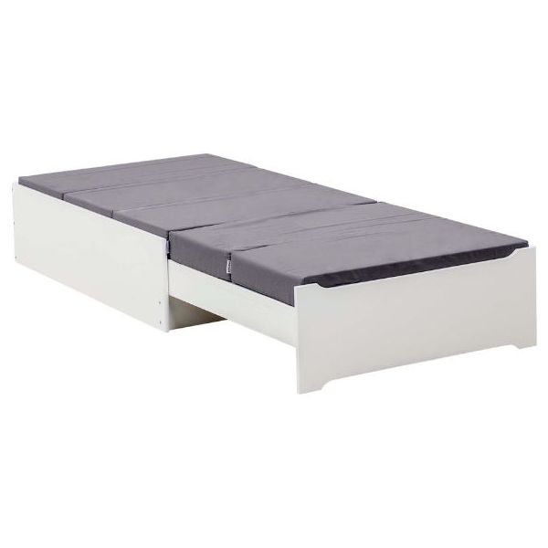 Matelas en 5 parties pour lit mezzanine évolutif avec bureau & canapé Eco Dream Mega 90 x 200 cm - Gris