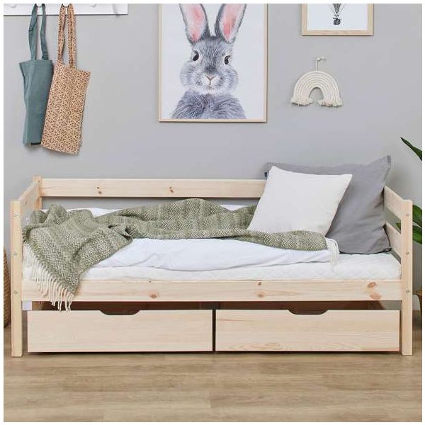 Set de 2 tiroirs de rangement pour lits Eco Comfort 70 x 160 cm