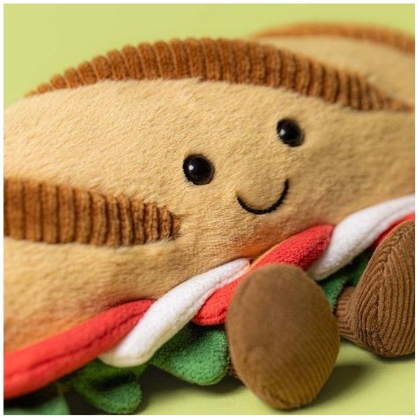 Peluche Baguette Caprese (12 cm)
