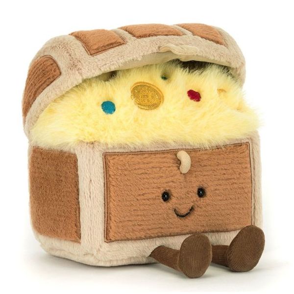Peluche Coffre au Trésor (19 cm)