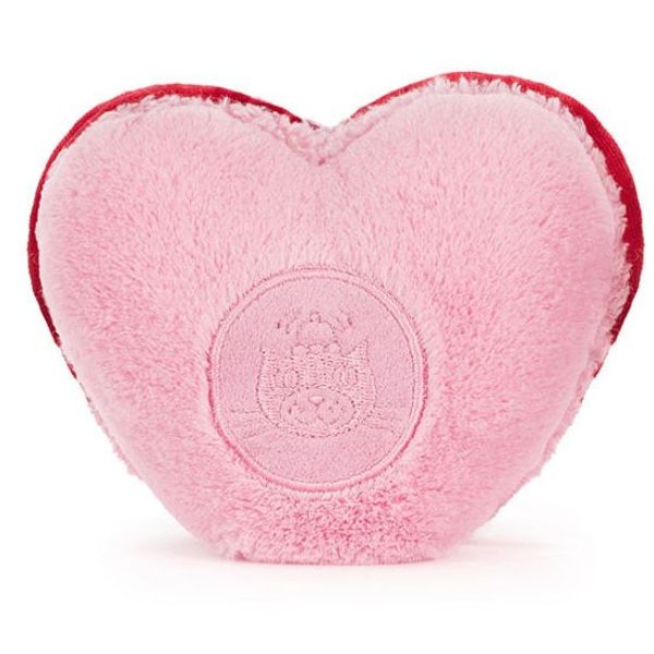 Peluche Macaron Cœur Rose Colette (13 cm)