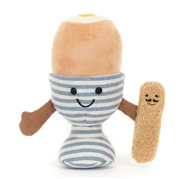 Peluche Œuf à la coque Eggetha (16 cm)