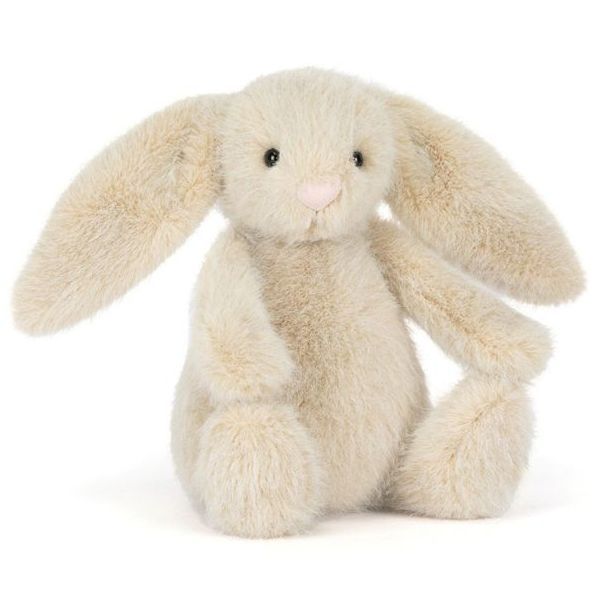 Doudou Lapin Flufflet - Crème (18 cm)