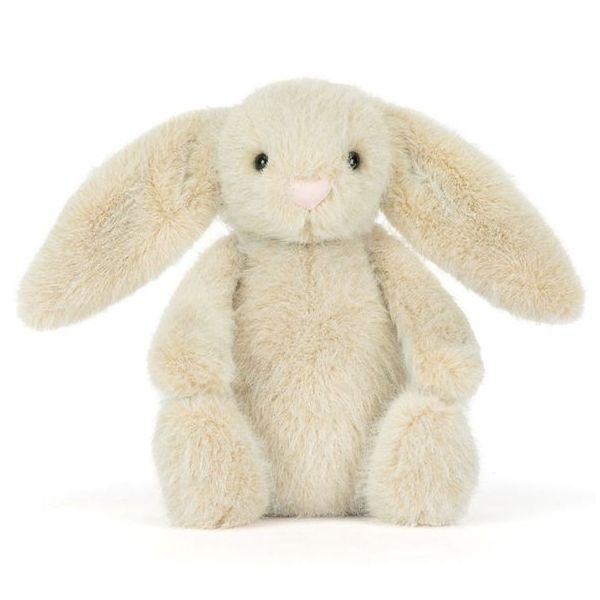 Doudou Lapin Flufflet - Crème (18 cm)