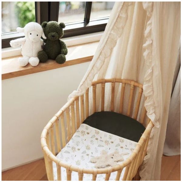 Ruffle Vintage Canopy - Nougat - 155 cm