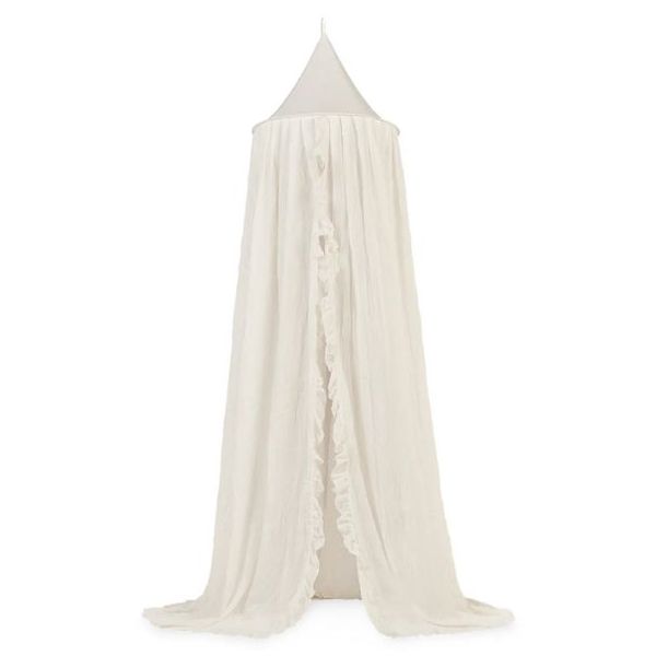 Ruffle Vintage Canopy - Ivory - 245 cm
