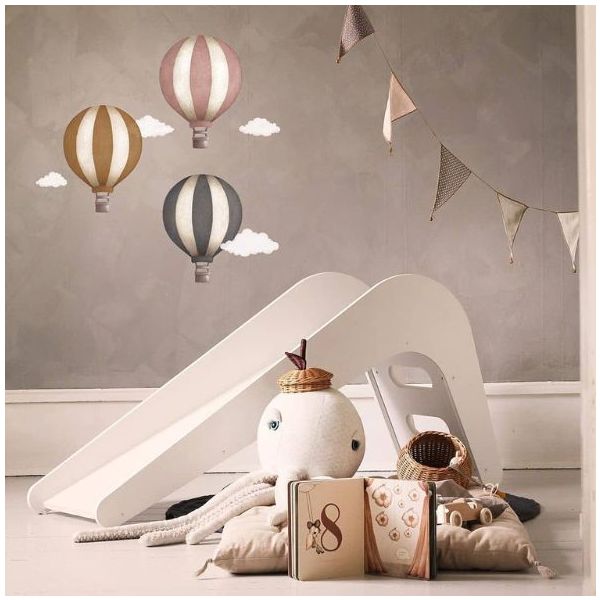 Wooden Slide - White