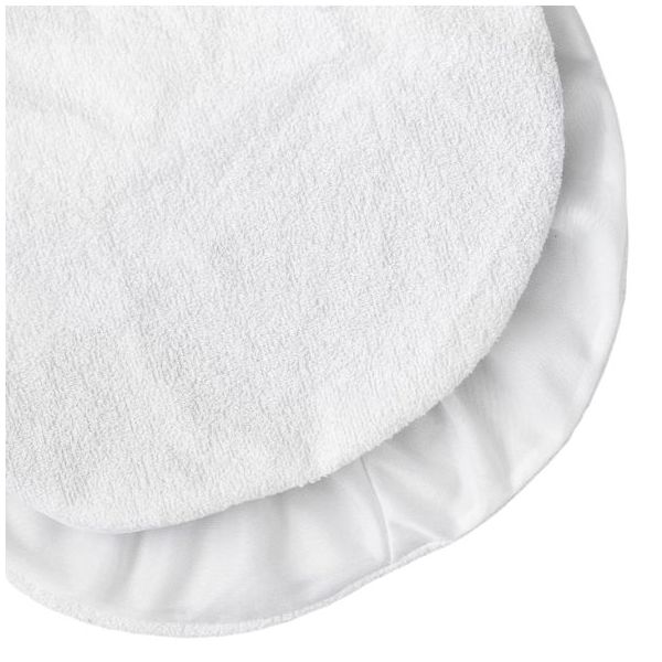 Alèse - Coton bio - 50 x 83 cm - Blanc