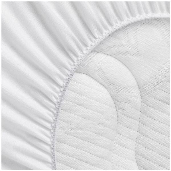 Mattress Cover - Organic Cotton - 80 x 160 cm - White