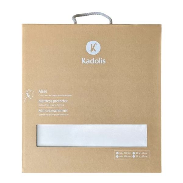 Alèse - Coton bio - 50 x 83 cm - Blanc