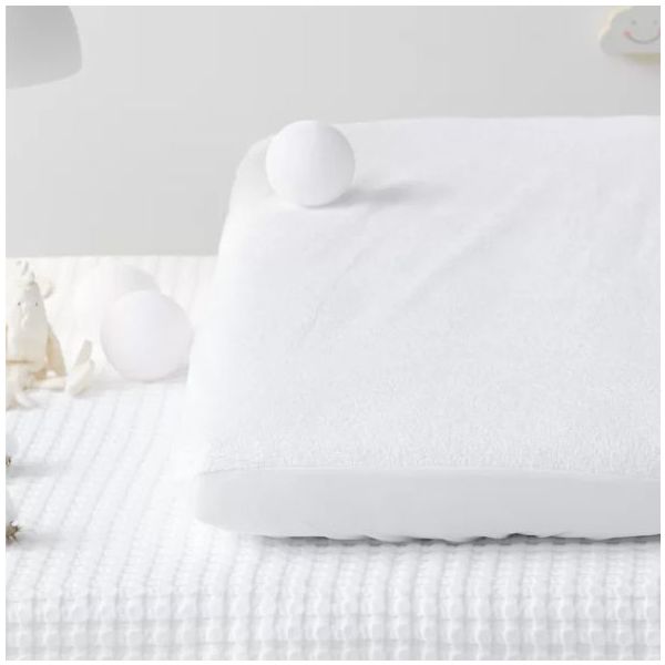 Alèse - Coton bio - 50 x 83 cm - Blanc