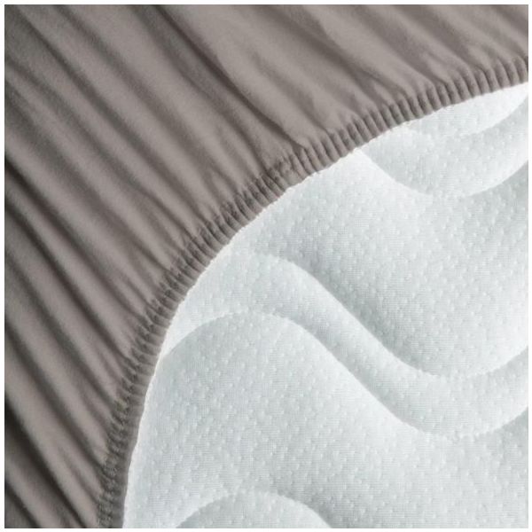 Drap Housse Coton Bio - 70 x 140 - Greige