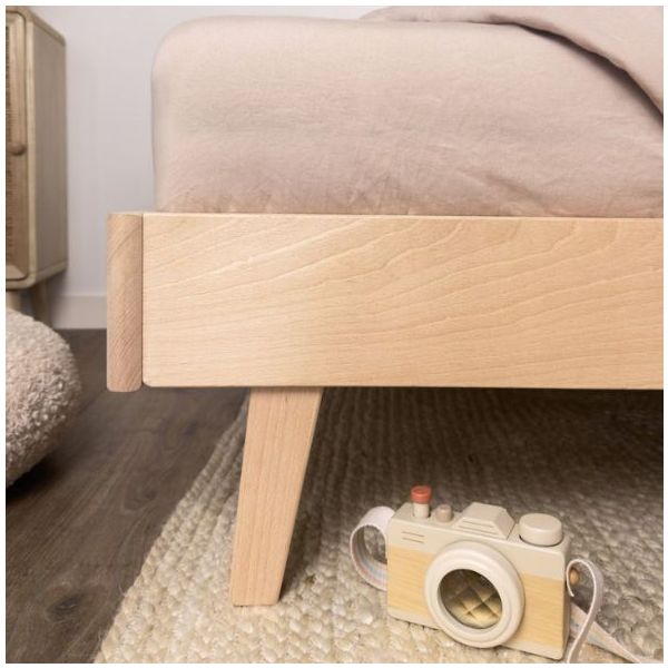 Turia 4-en-1 Convertible Junior Bed 80 x 160 cm - Beech