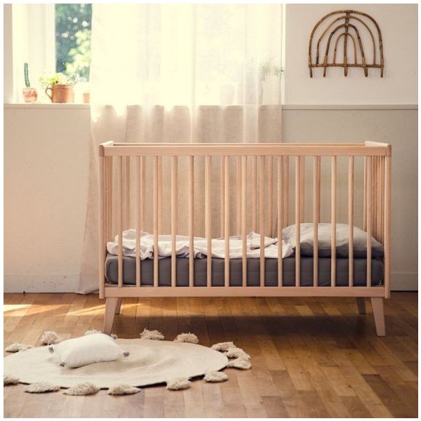 Lit bébé Turia 60 x 120 cm - Hêtre