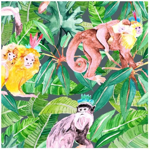 Papier Peint Tribu - Jaune