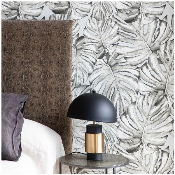 Papier Peint Jardin Botanique - Gris