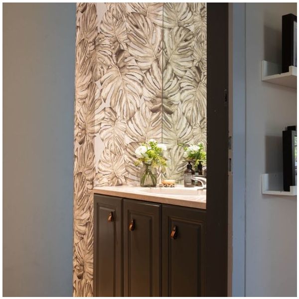 Papier Peint Jardin Botanique - Gris