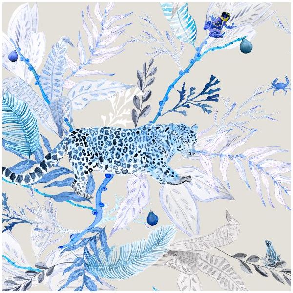 Papier Peint Orilla - Bleu