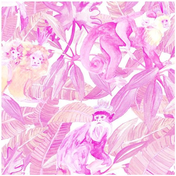 Papier Peint Tribu - Rose Clair