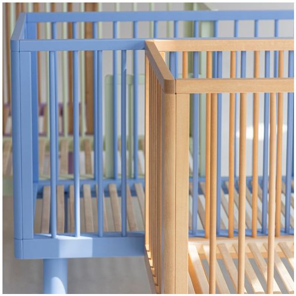 Nox Convertible Crib 60 x 120 cm - Blue
