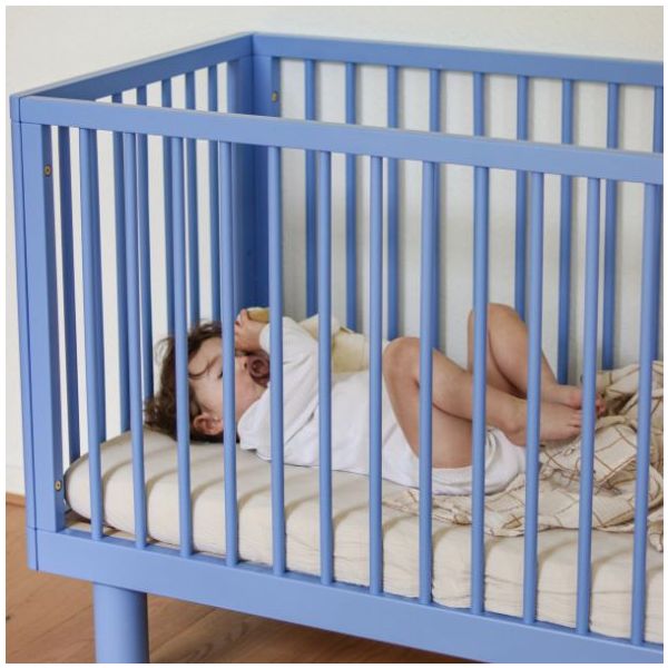 Nox Convertible Crib 60 x 120 cm - Blue
