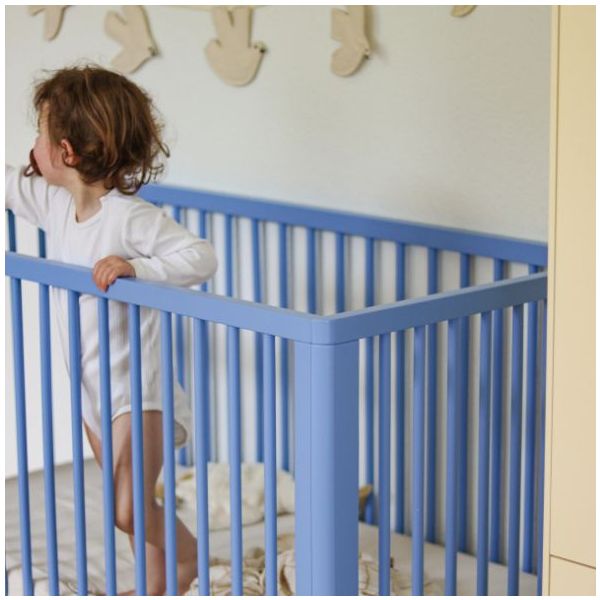 Nox Convertible Crib 60 x 120 cm - Blue