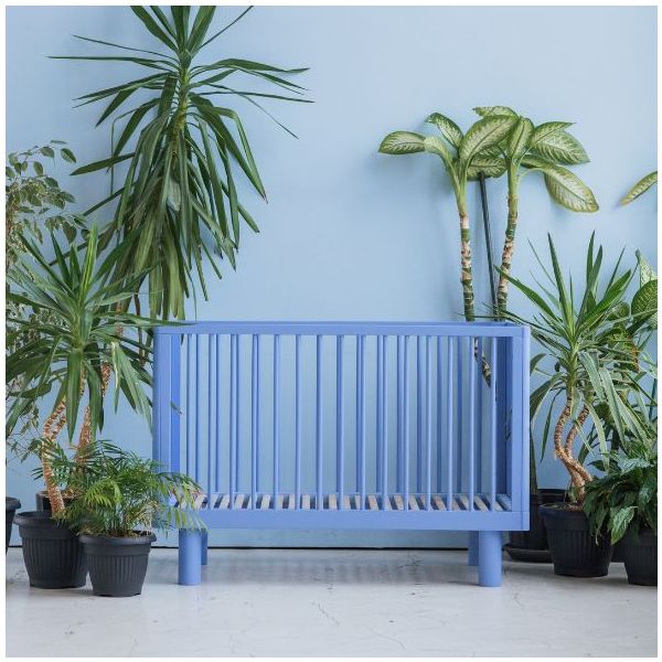 Nox Convertible Crib 60 x 120 cm - Blue