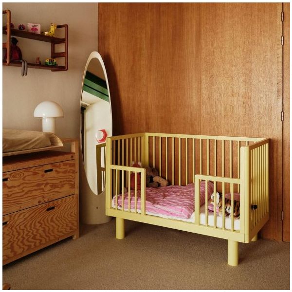 Mitwachsendes Babybett Nox 60 x 120 cm - Gelb