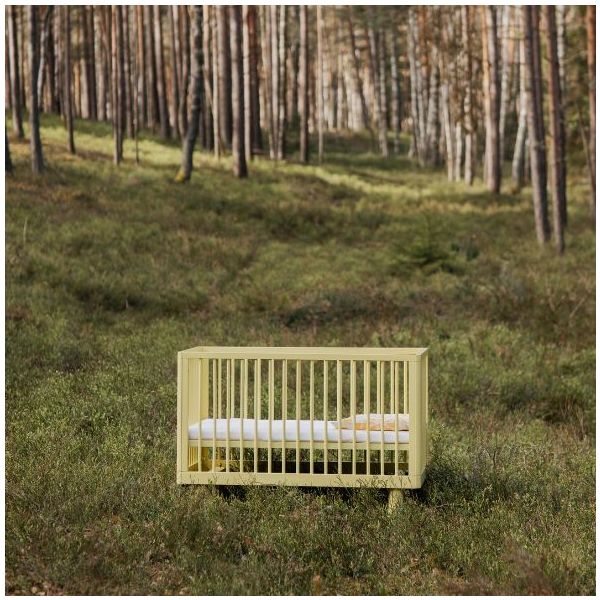 Mitwachsendes Babybett Nox 60 x 120 cm - Gelb