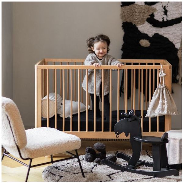 Nox Convertible Crib 60 x 120 cm - Natural
