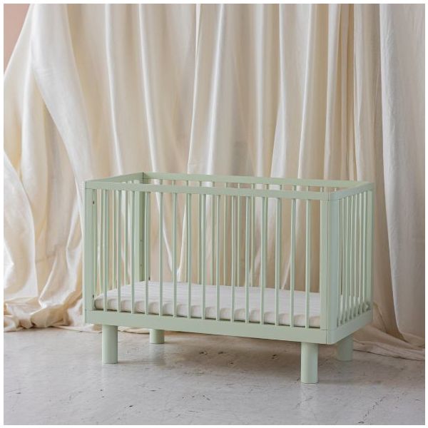Lit bébé évolutif Nox 60 x 120 cm - Pistache