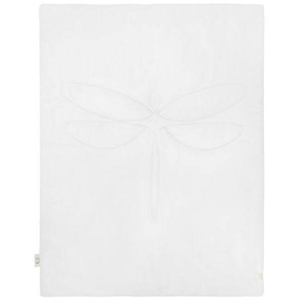 Baby Blanket - Dragonfly White