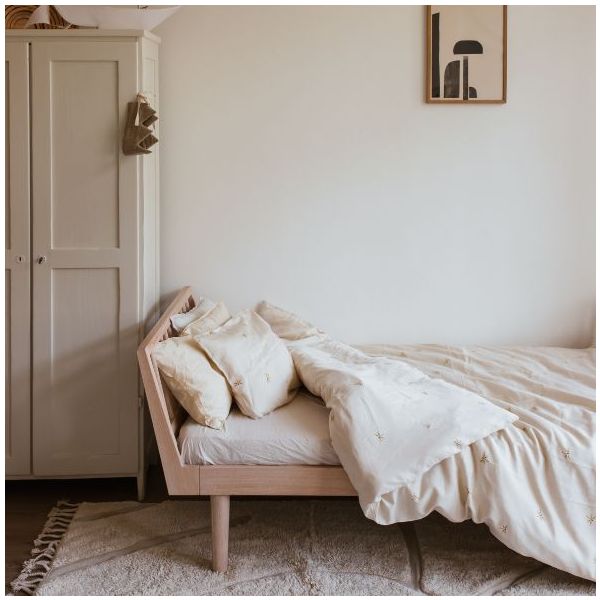 Eli Combi Convertible Junior Bed 90 x 160 cm - Light Oiled Oak