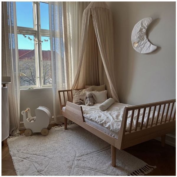 Eli Convertible Junior Bed 90 x 160 cm - Natural Oiled Oak