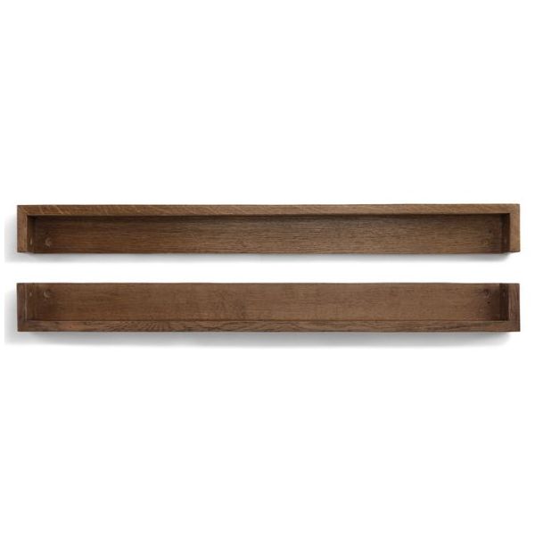 Set of 2 Eli Bed Ends - Smoked Oak