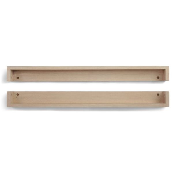 Set of 2 Eli Bed Ends - Light Oiled Oak