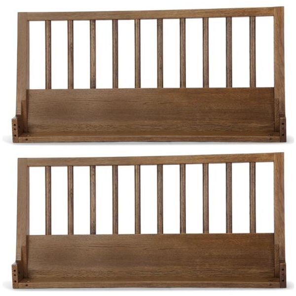 Set of 2 Eli Headboards - Smoked Oak
