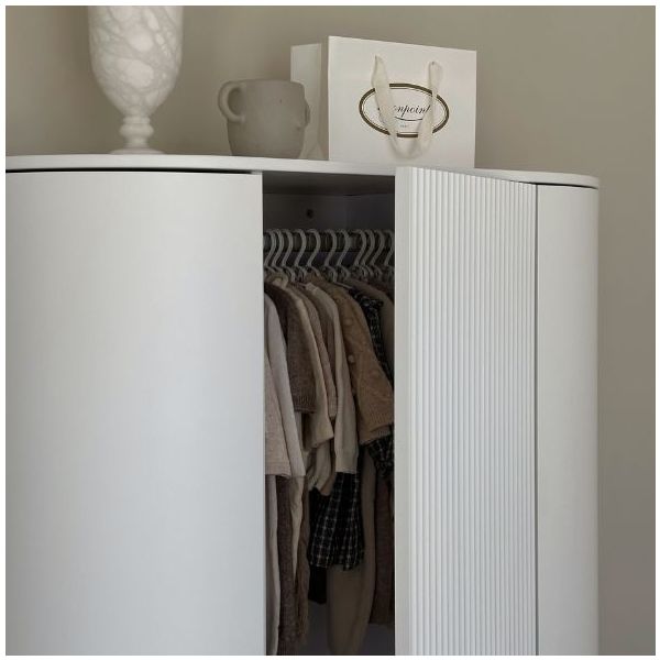 Kai Wardrobe - Oak / White