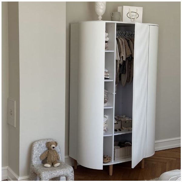 Kai Wardrobe - Oak / White