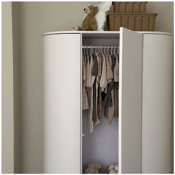 Kai Wardrobe - Oak / White