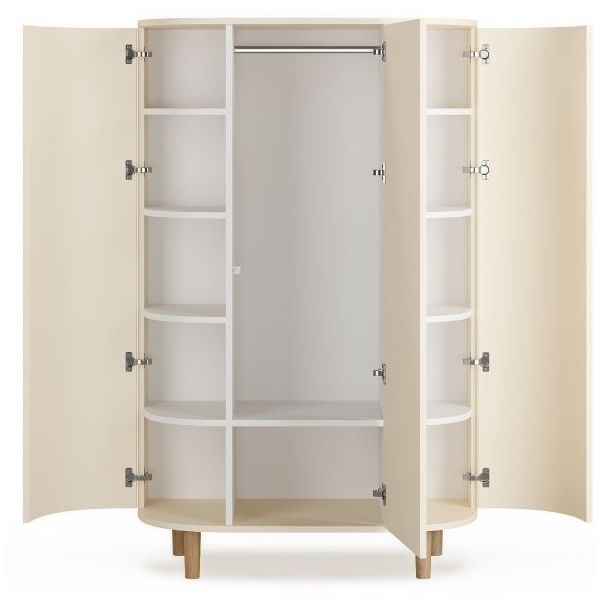 Kai Wardrobe - Oak / Cream