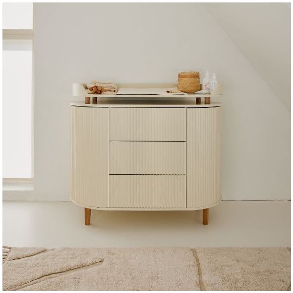 Kai Changing Unit - Oak / Cream