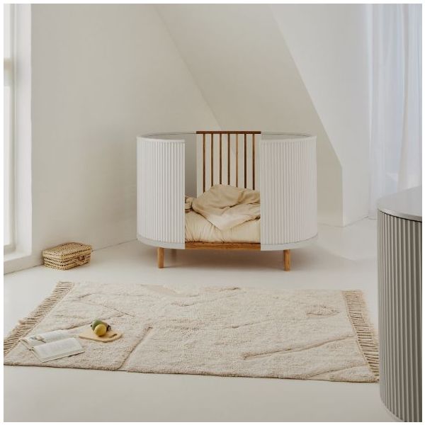 Kai Convertible Crib 70 x 120 cm - Oak / White