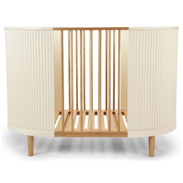 Kai Convertible Crib 70 x 120 cm - Oak / Cream