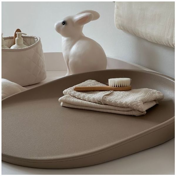 Kai Changing Mat - Brown Pebble