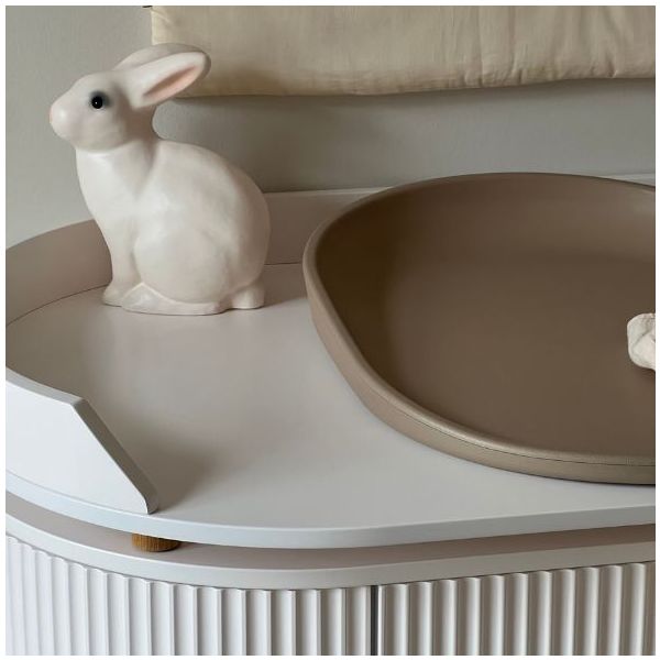 Kai Changing Mat - Brown Pebble