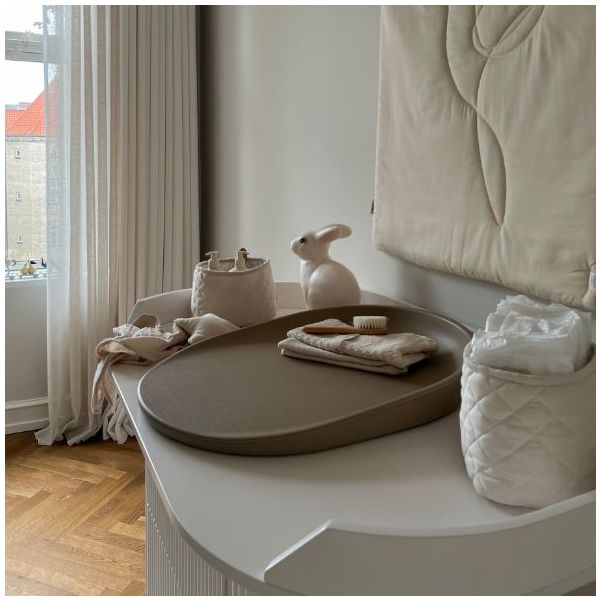 Kai Changing Mat - Brown Pebble