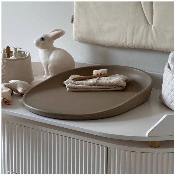 Kai Changing Mat - Brown Pebble